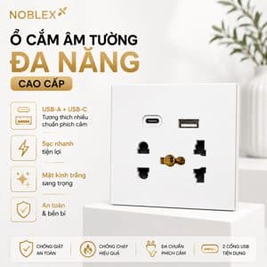 Ổ Cắm Âm Tường Đa Năng Cao Cấp